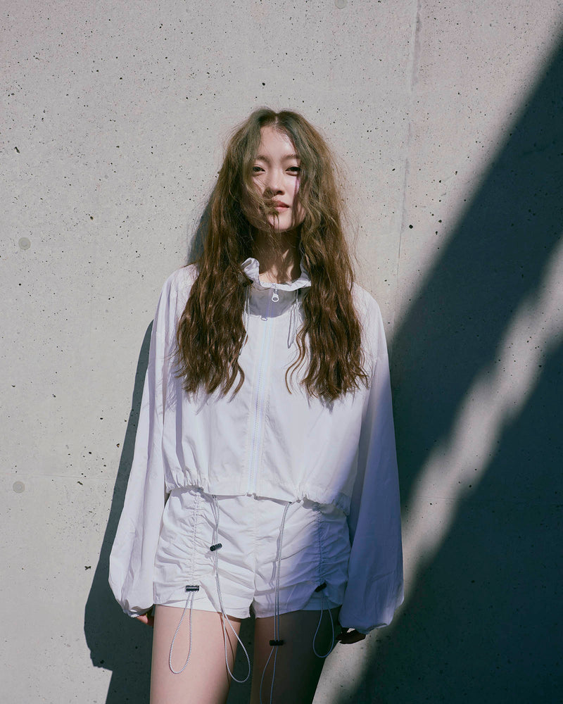 Gather Flow Jacket / White