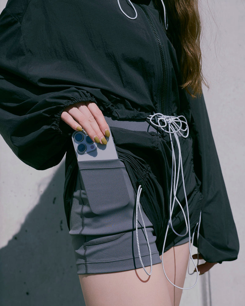 Gather Flow Shorts / Black