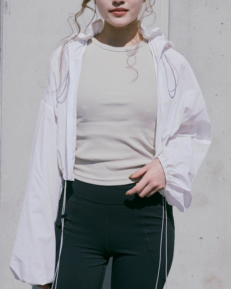 Gather Flow Jacket / White