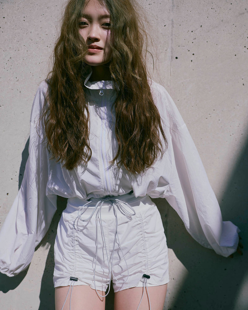 Gather Flow Jacket / White