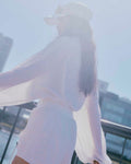 Gather Flow Jacket / White