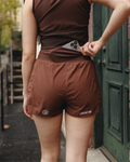 Gather Flow Shorts (2 pockets) / White
