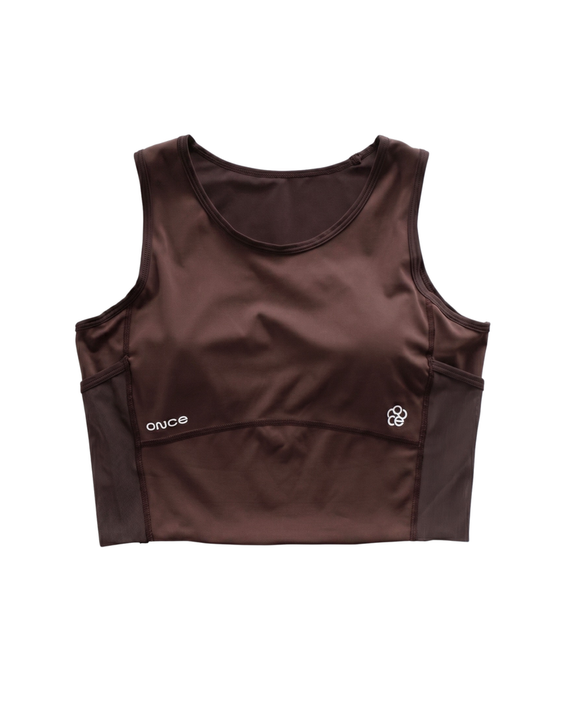 Essential Run Bra Top (5 pockets) / White