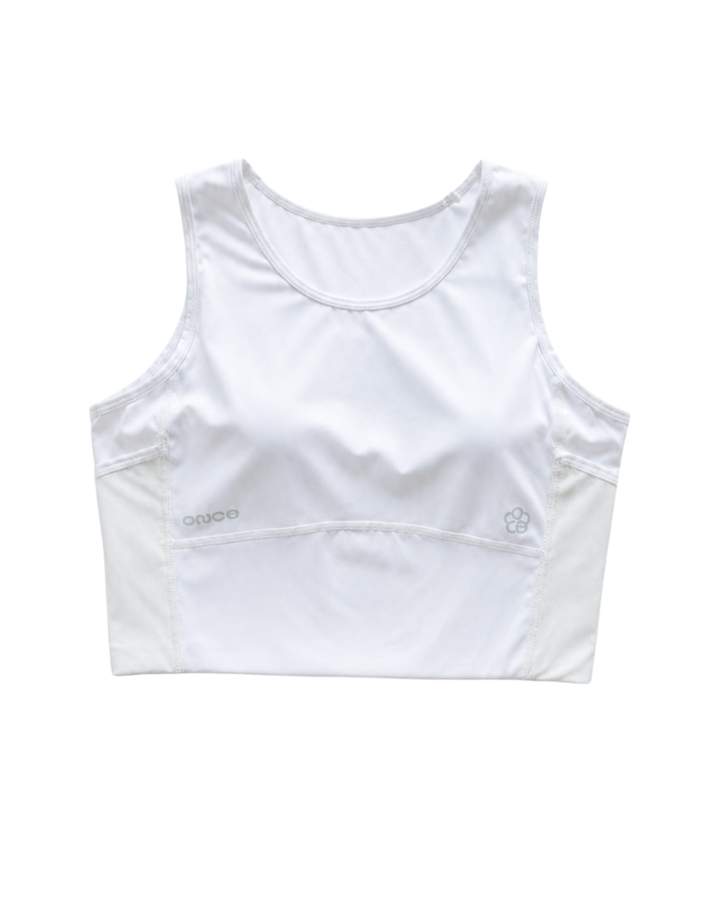 Essential Run Bra Top (5 pockets) / White