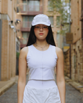 Essential Run Bra Top (5 pockets) / White