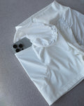 Gather Flow Shorts / White