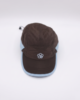 Sheer Sunglasses Holder Cap 【UNISEX】/ Brown×Sky Blue