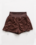 Gather Flow Shorts (2 pockets) / White
