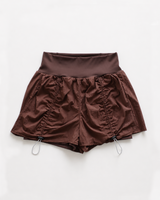 Gather Flow Shorts (2 pockets) / White