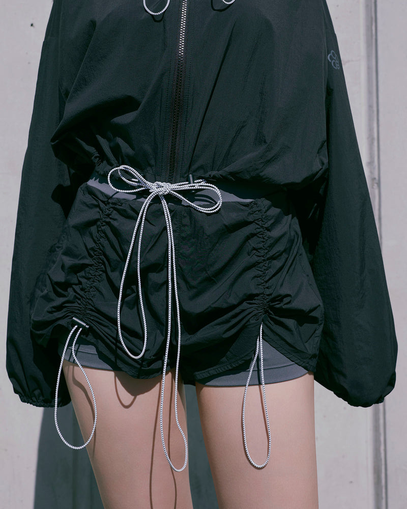 Gather Flow Shorts / Black