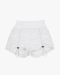 Gather Flow Shorts / White