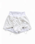 Gather Flow Shorts (2 pockets) / White