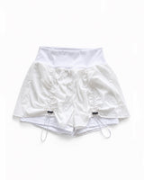 Gather Flow Shorts (2 pockets) / White